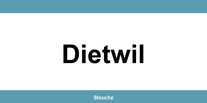Kontakt und Telefonnummer des Steueramt in Dietwil