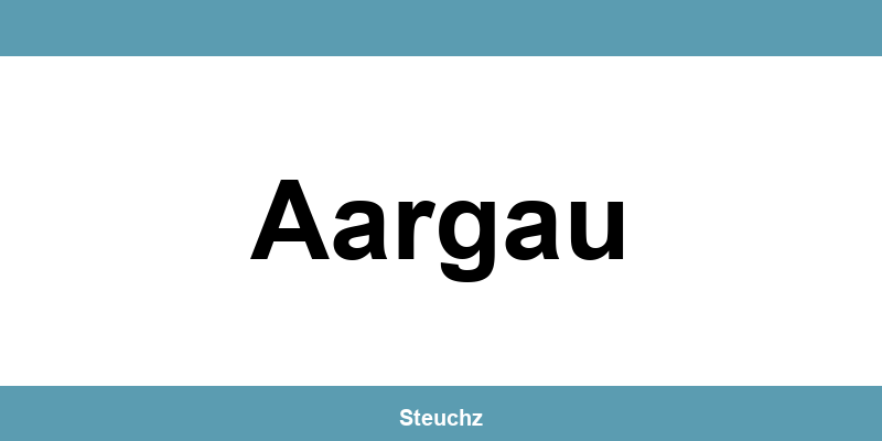 Kontakt und Telefonnummer des Steueramt in Aargau