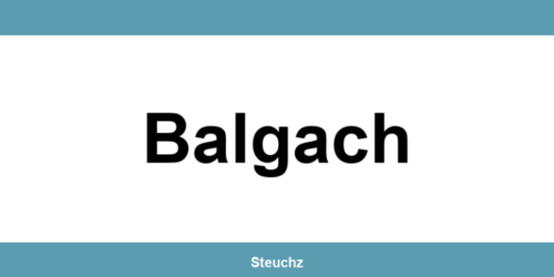 Kontakt und Telefonnummer des Steueramt in Balgach