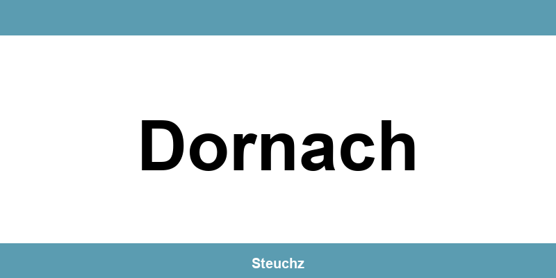 Kontakt und Telefonnummer des Steueramt in Dornach