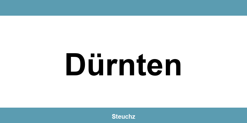 Kontakt und Telefonnummer des Steueramt in Dürnten