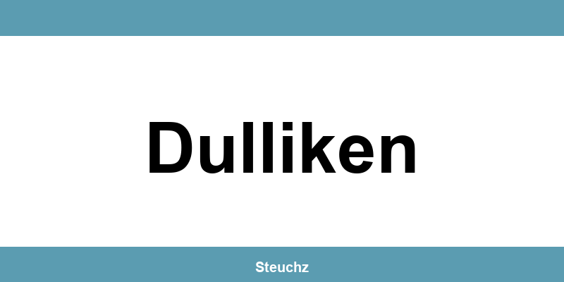 Kontakt und Telefonnummer des Steueramt in Dulliken