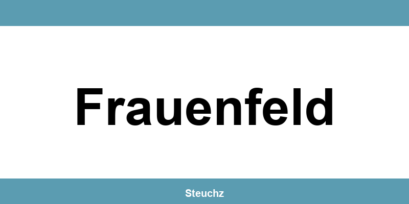 Kontakt und Telefonnummer des Steueramt in Frauenfeld