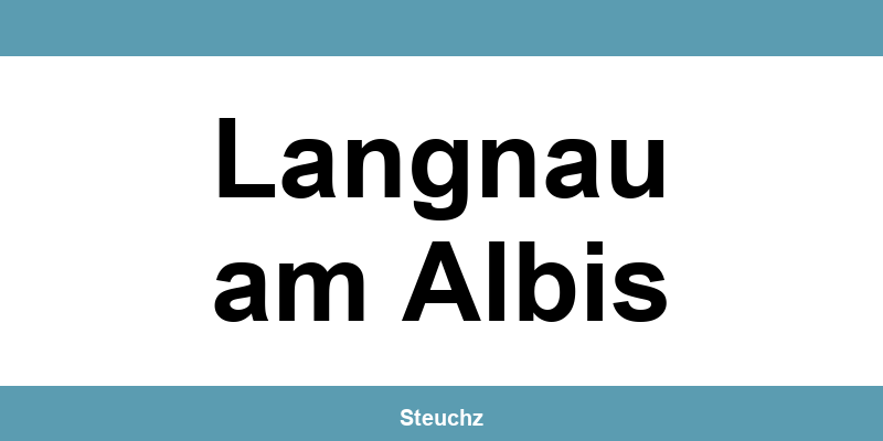 Kontakt und Telefonnummer des Steueramt in Langnau am Albis