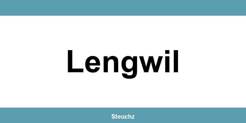 Kontakt und Telefonnummer des Steueramt in Lengwil