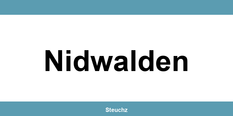 Kontakt und Telefonnummer des Steueramt in Nidwalden