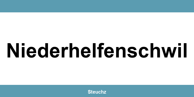 Kontakt und Telefonnummer des Steueramt in Niederhelfenschwil