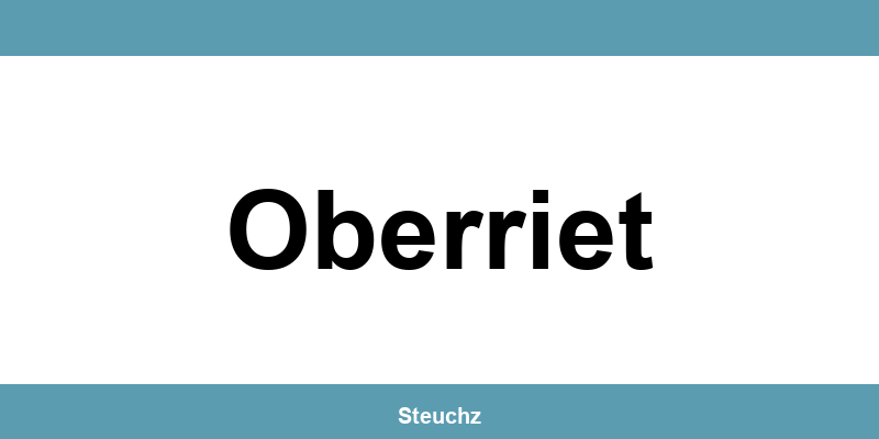 Kontakt und Telefonnummer des Steueramt in Oberriet