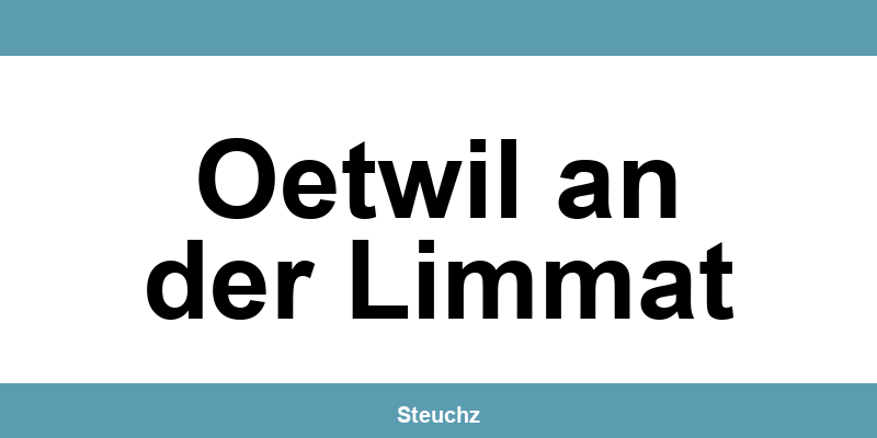 Kontakt und Telefonnummer des Steueramt in Oetwil an der Limmat