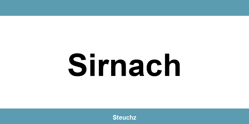 Kontakt und Telefonnummer des Steueramt in Sirnach
