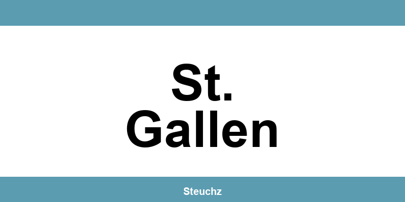 Kontakt und Telefonnummer des Steueramt in St. Gallen