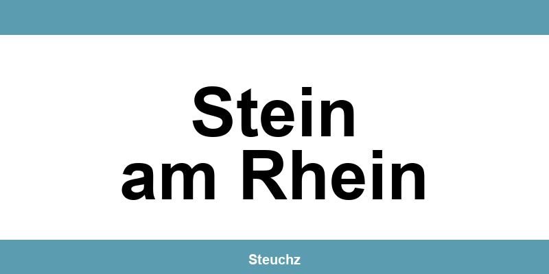 Kontakt und Telefonnummer des Steueramt in Stein am Rhein