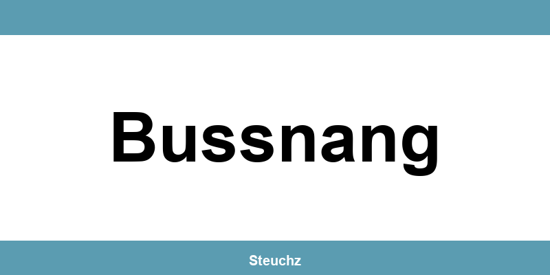 Kontakt und Telefonnummer des Steueramt in Bussnang