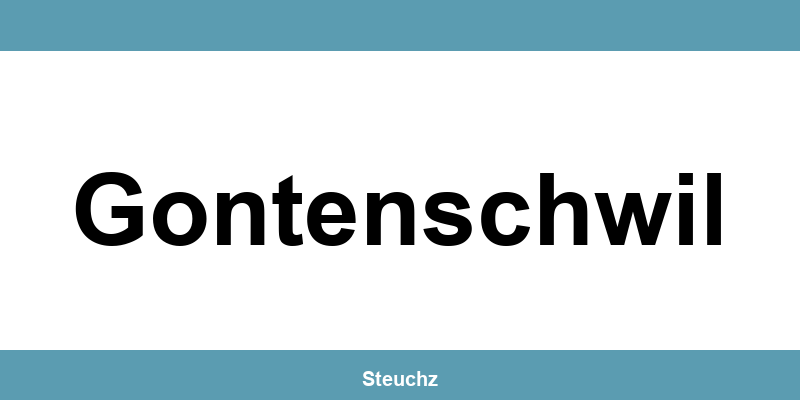 Kontakt und Telefonnummer des Steueramt in Gontenschwil