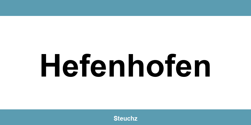 Kontakt und Telefonnummer des Steueramt in Hefenhofen