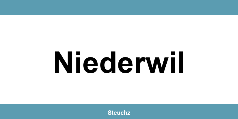 Kontakt und Telefonnummer des Steueramt in Niederwil
