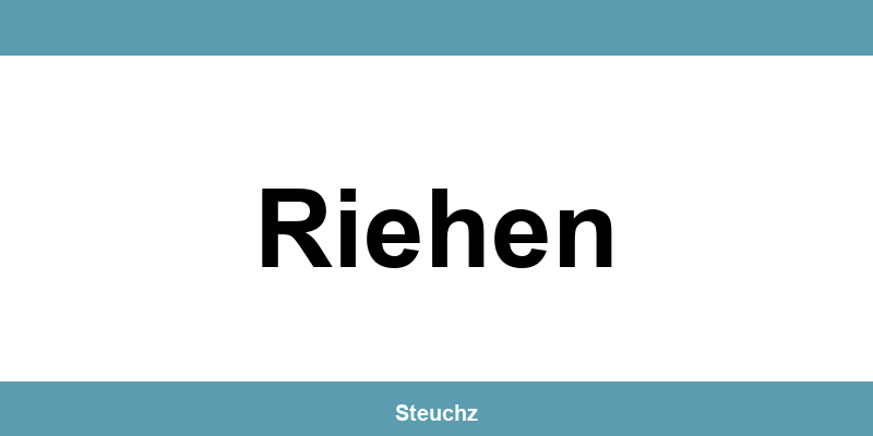Kontakt und Telefonnummer des Steueramt in Riehen