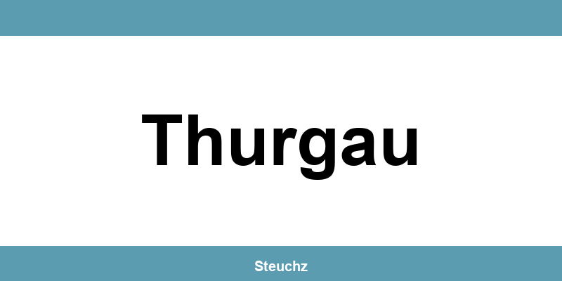 Kontakt und Telefonnummer des Steueramt in Thurgau