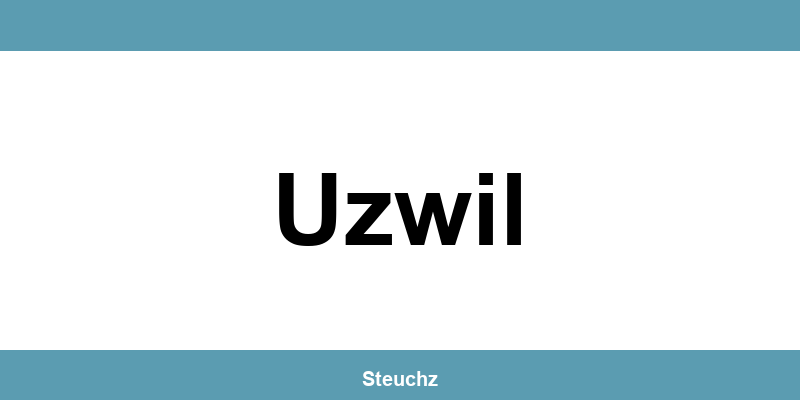 Kontakt und Telefonnummer des Steueramt in Uzwil