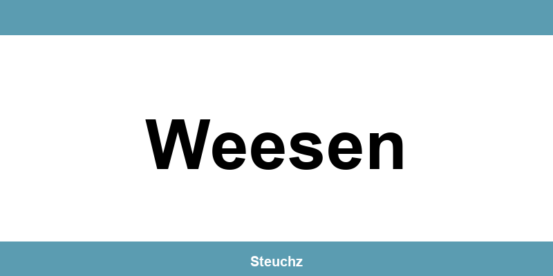 Kontakt und Telefonnummer des Steueramt in Weesen