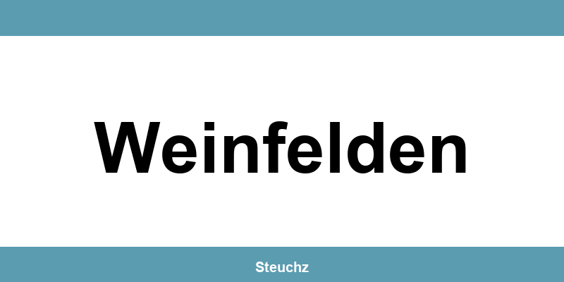 Kontakt und Telefonnummer des Steueramt in Weinfelden